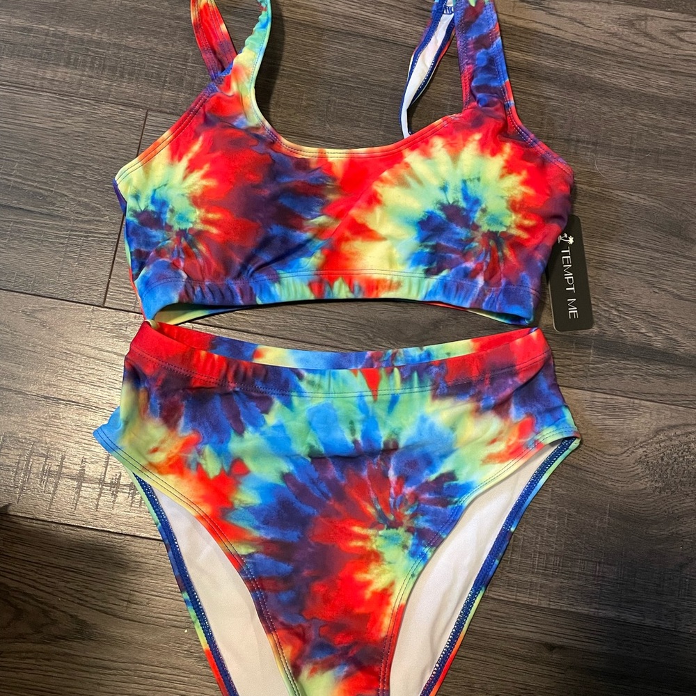 Women Two Piece tie dye Bikini